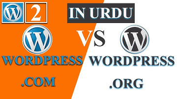 WORDPRESS.ORG VS WORDPRESS.COM IN URDU(HINDI) FREE WORDPRESS COURSE ||BY UMMH