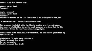 Ubuntu Server 14.04 Setup Part 2 - Change Hostname