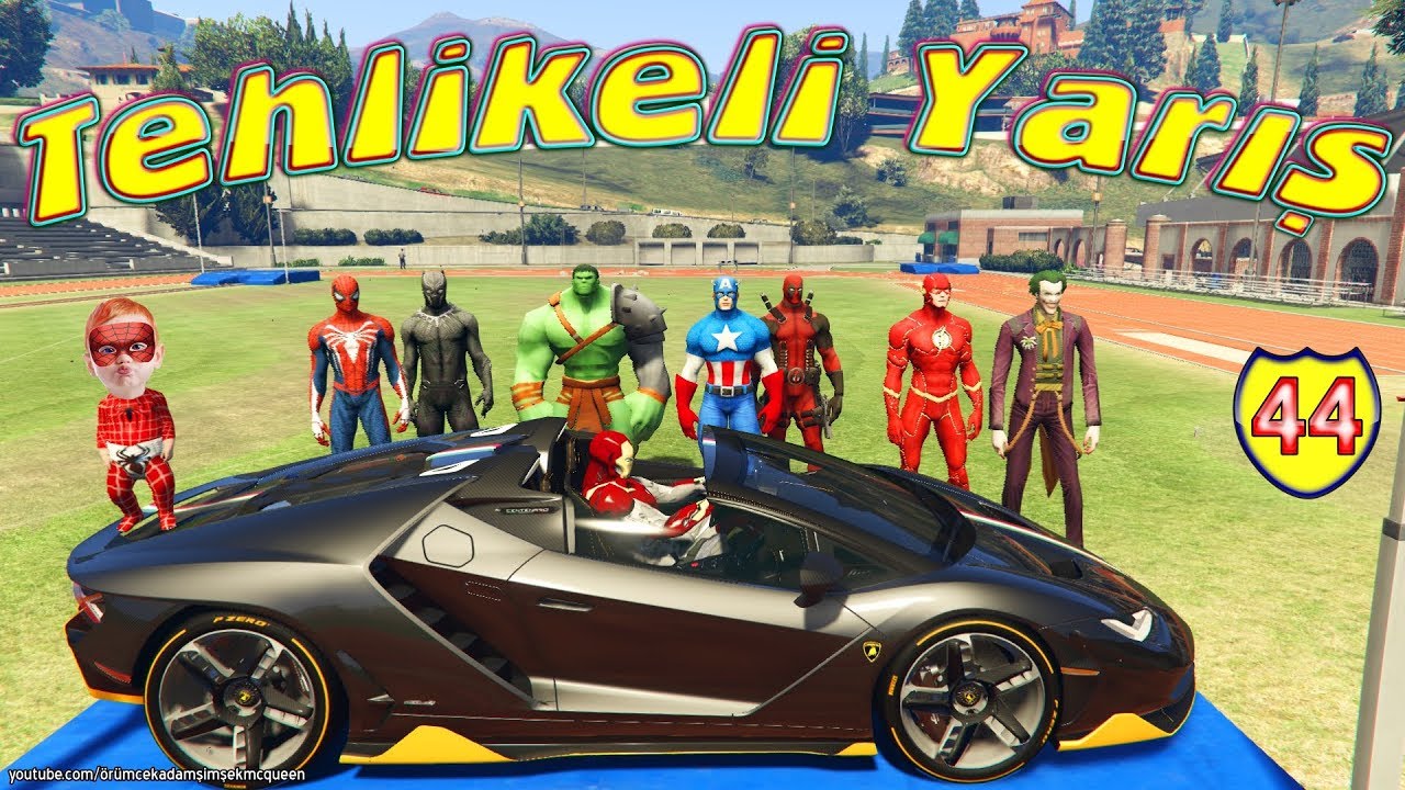 Tehlikeli Yaris Hizli Ve Ofkeli Orumcek Adam Ve Orumcek Bebek