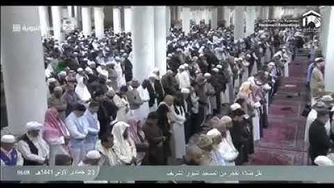 Madinah | مسجد النبوي | صلاة الفجر | Shekh Ahmad Talib| سورة المجادلة
