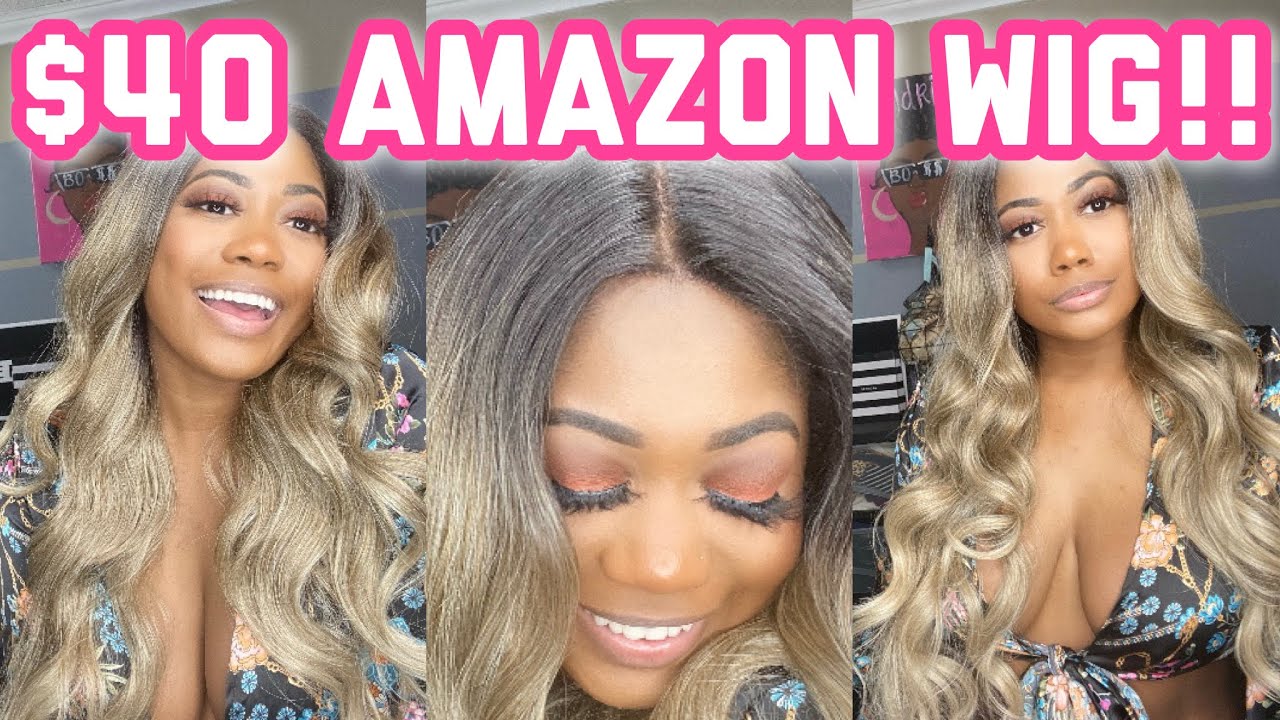 🔥🔥 $40 AMAZON LACE FRONT WIG UNBOXING AND INSTALL ft. K'RYSSMA