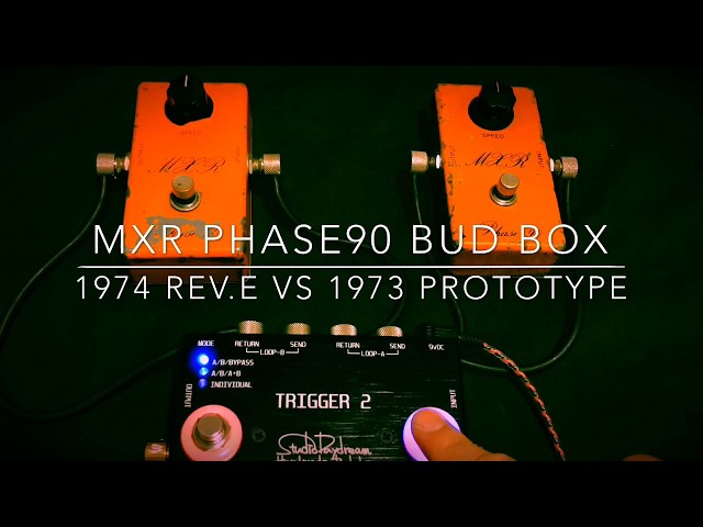MXR Phase 90 初期仕様 MXR / phase90 (94年製)レビュー - △▽エフェクターレビューと