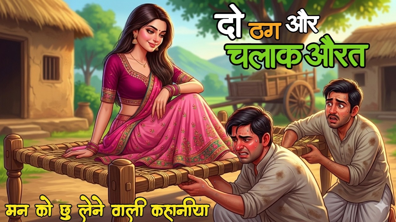 दो ठग और एक चालाक औरत की कहानी | kahani | bed time story | moral story in hindi