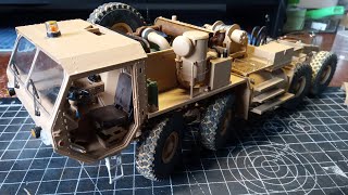 その他 M983A2 HEMTT Tractor with M870A1 Pro Built Model 1:35 M983A2 HEMTT Tractor with M870A1 Semi