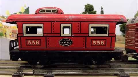 Marx Wind-Up Commodore Vanderbilt on The EoT Layout