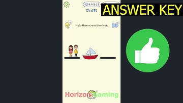 Brain it LEVEL 69 Help them cross the river - Gameplay Walkthrough Android IOS