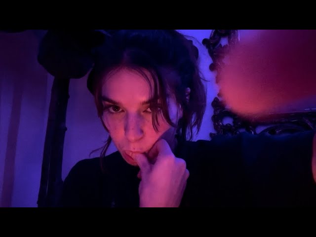 intense spit painting asmr | mouth sounds and hand sounds | 30k special!