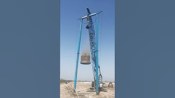 A giant iron block hits the ground, and the dynamic compaction technology makes a shocking debut