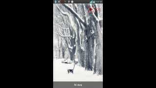 3D Winter Live Wallpaper screenshot 1