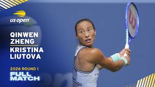 Qinwen Zheng vs. Kristina Liutova Full Match | 2026 US Open Round 1