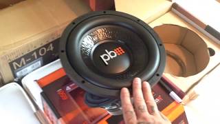 Powerbass M series subwoofers cheap 