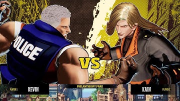 FATAL FURY City of the Wolves - Kevin Rian VS Kain R. Heinlein