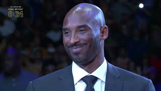 Kobe Bryant's jersey retirement and 'Mamba out' speech  - 12/18/17