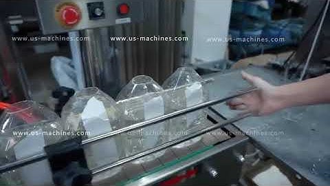 Automatic 6 heads liquid water oil bottle filling machine bottle filler line filling video