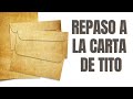 Estudio Bíblico | Repasando la carta de Tito - REFLEXIÓN.