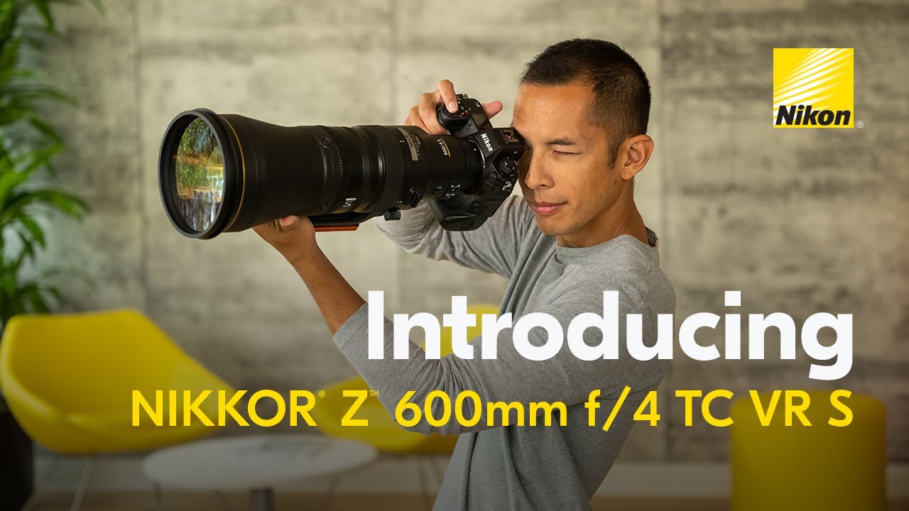 Nikon NIKKOR Z 600mm f/4.0 TC VR S Lens 20113 Full-Frame Fixed