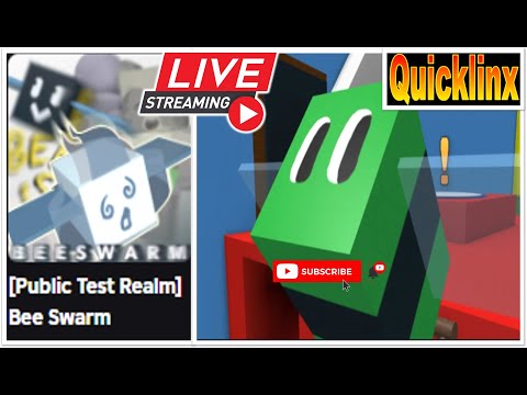 Bee Swarm Simulator Live Stream 🐝 Public Test Realm PTR  🎉 Roblox