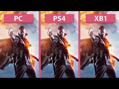 Сравнение графики в Battlefield 1 на Xbox One, Playstation 4 и PC: с сайта NEWXBOXONE.RU