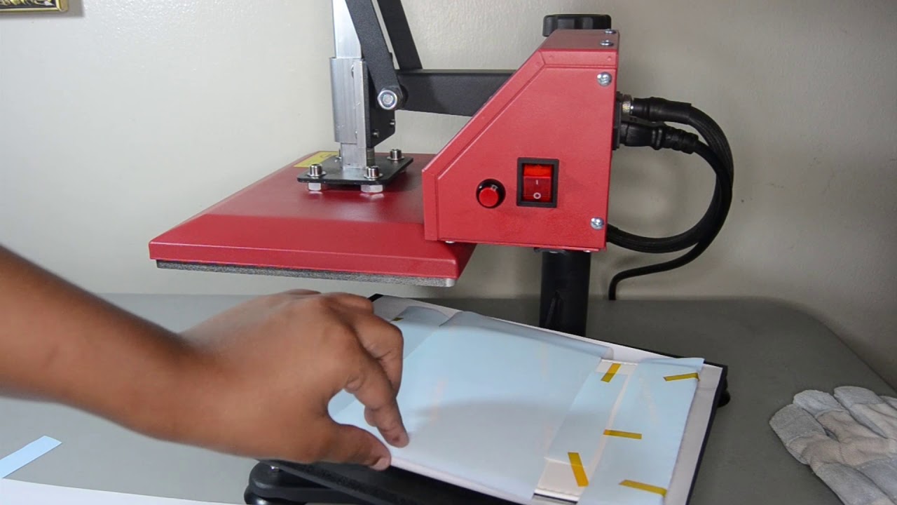 ¿Cómo sublimar artículos de piel sintética?(Sublimando Carpeta de TPU)