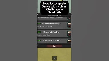 How to complete dance with wolves challenge dead rails