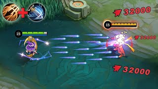 chang'e 500% attack speed marksman build be like: