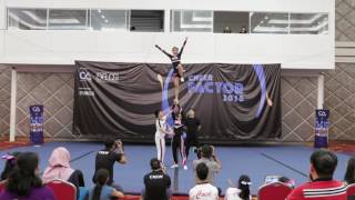 Cheer Factor 2016- Coed Partner Stunt Open Level 4: Emily & Shawn