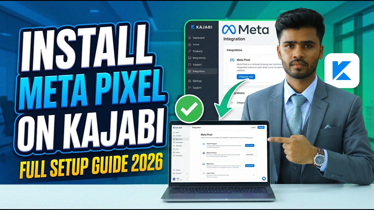 Install Meta Pixel on Kajabi Full Setup Guide 2026 - YouTube
