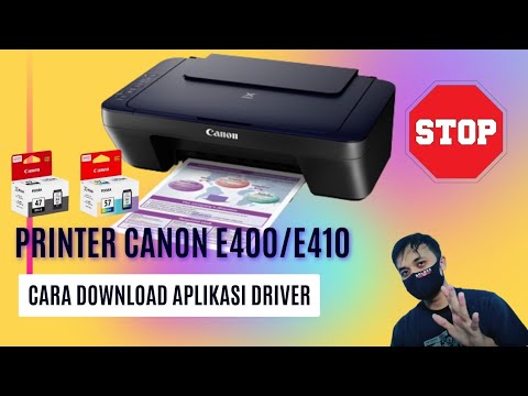 Printer Canon E400 / E410 Download Driver l How to Download Aplikasi printer canon E400 Solusi