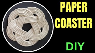 Coaster from the Paper Rods (Tubes) - DIY