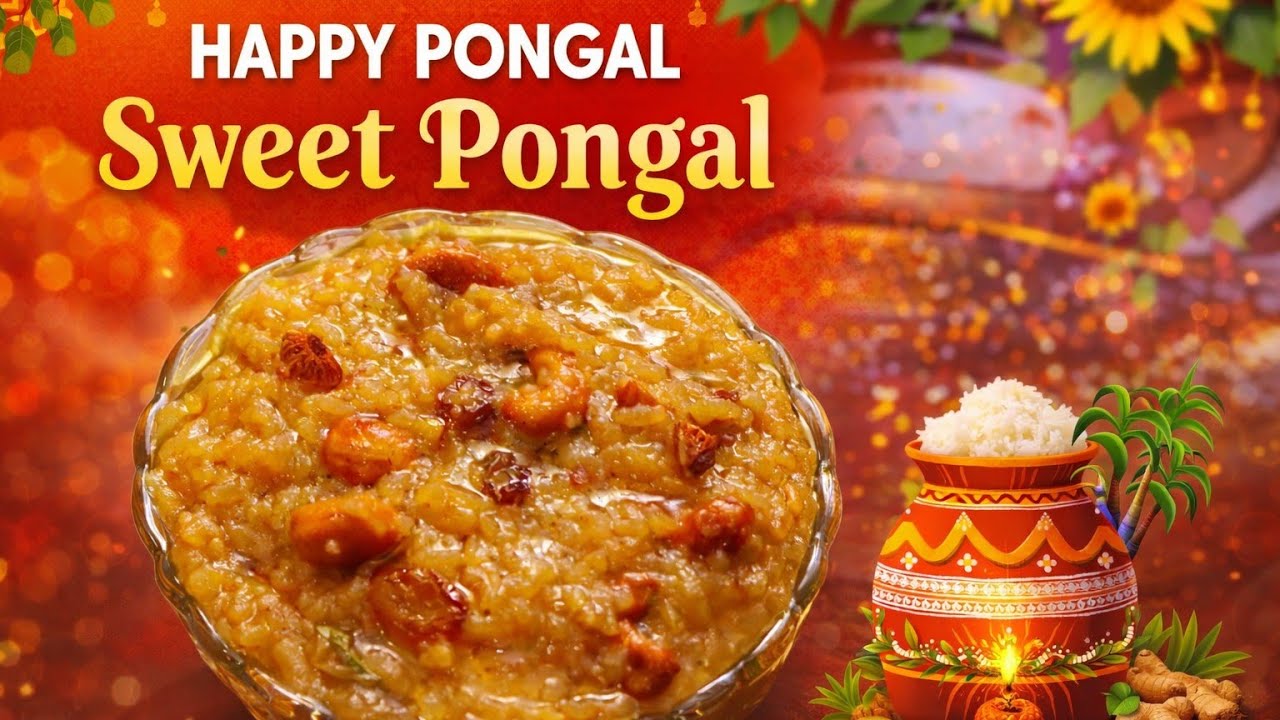 Sweet Pongal Recipe | How to Celebrate Pongal Festival at Home | 