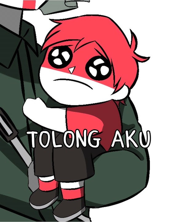 Ternyata Indo.. || #countryhumans #shorts