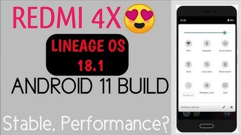 LineageOS 18.1 Unofficial | Redmi 4X Rom | ANDROID 11/R  | Gaming Rom | Best Performance Rom🔥🔥