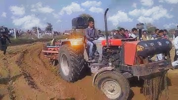 💪 Eicher 557 Performance With 2 Harrow In Bamla !! Desi Jamidar