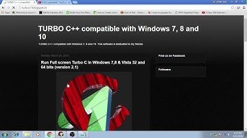 how to download and install turbo c++ on windows 7(specifically),8 and 10.