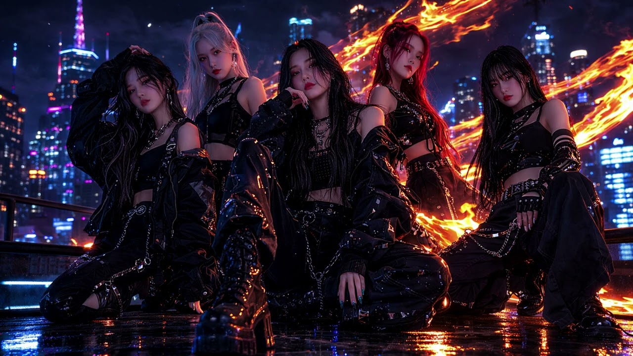 AFTERGLOW (Break The Flame) | K-Pop 5-Member Girl Group Emo Trap Pop | Hard Tune Hook | Original Son