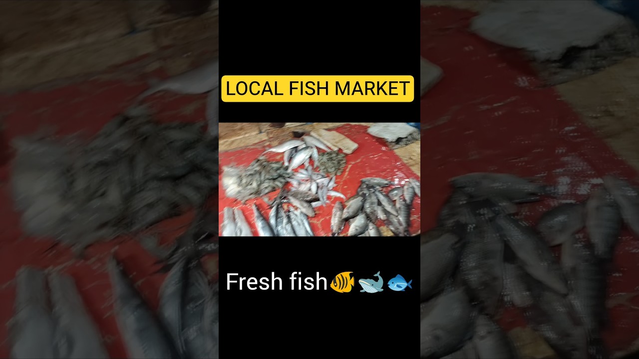 Aaj main local fish market aaya hoon  