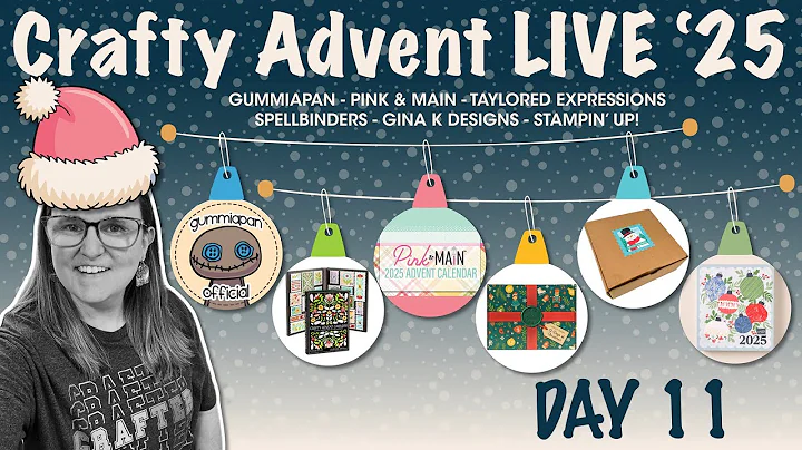 Day 11 🔴 Crafty Advent LIVE 2025 | Interactive Crafting & Giveaway Series