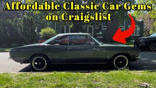 Top 10: Craigslist Classic Car Finds for Under $10,000 | AFFORDABLE CLASSICS!