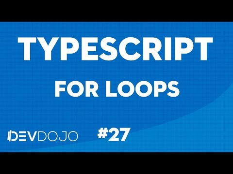 TypeScript - Aprendendo Junto 27 - For loops