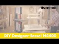 DIY Designer-Sessel produziert mit der Bandsäge N4400 von Hammer® | Felder Group