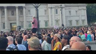 Jason Arday Memorial Vigil in London | Trafalgar Square