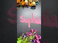 Sand Name Art | Sophia