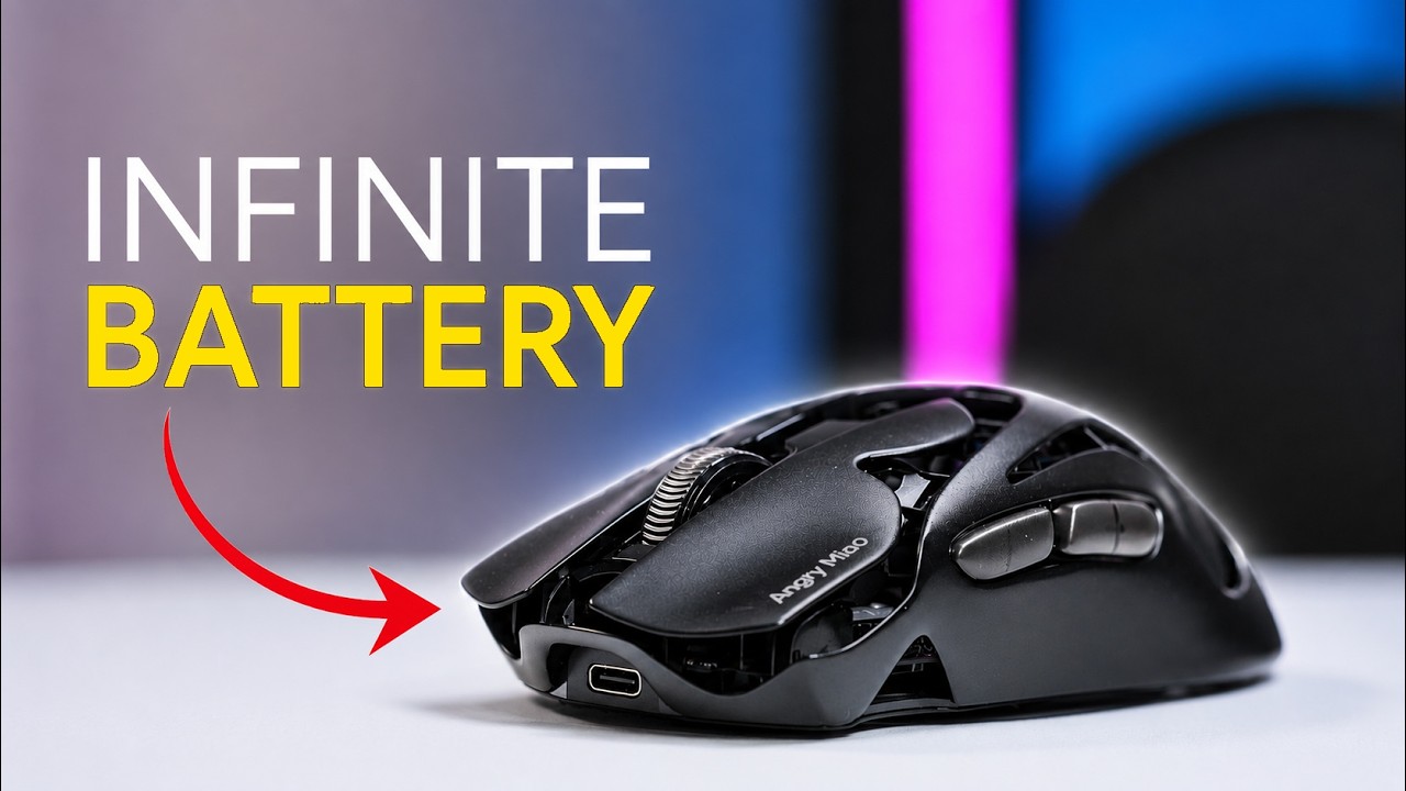 This Gaming Mouse NEVER Needs Charging - Angry Miao AM Infinity