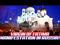 Virgin of fatima manifestation reported on spanish television