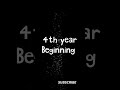 4th year beginning| #shorts #shorts_youtube