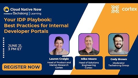 Webinar: Your IDP Playbook - Best Practices for Internal Developer Portals