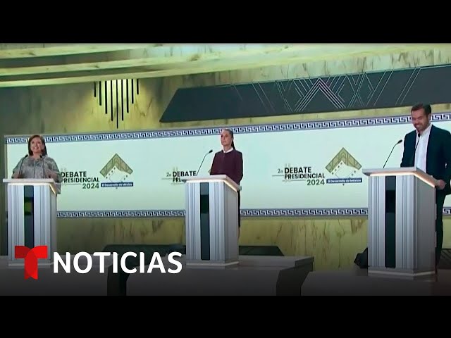 Inseguridad y violencia en México, puntos clave del tercer debate electoral | Noticias Telemundo