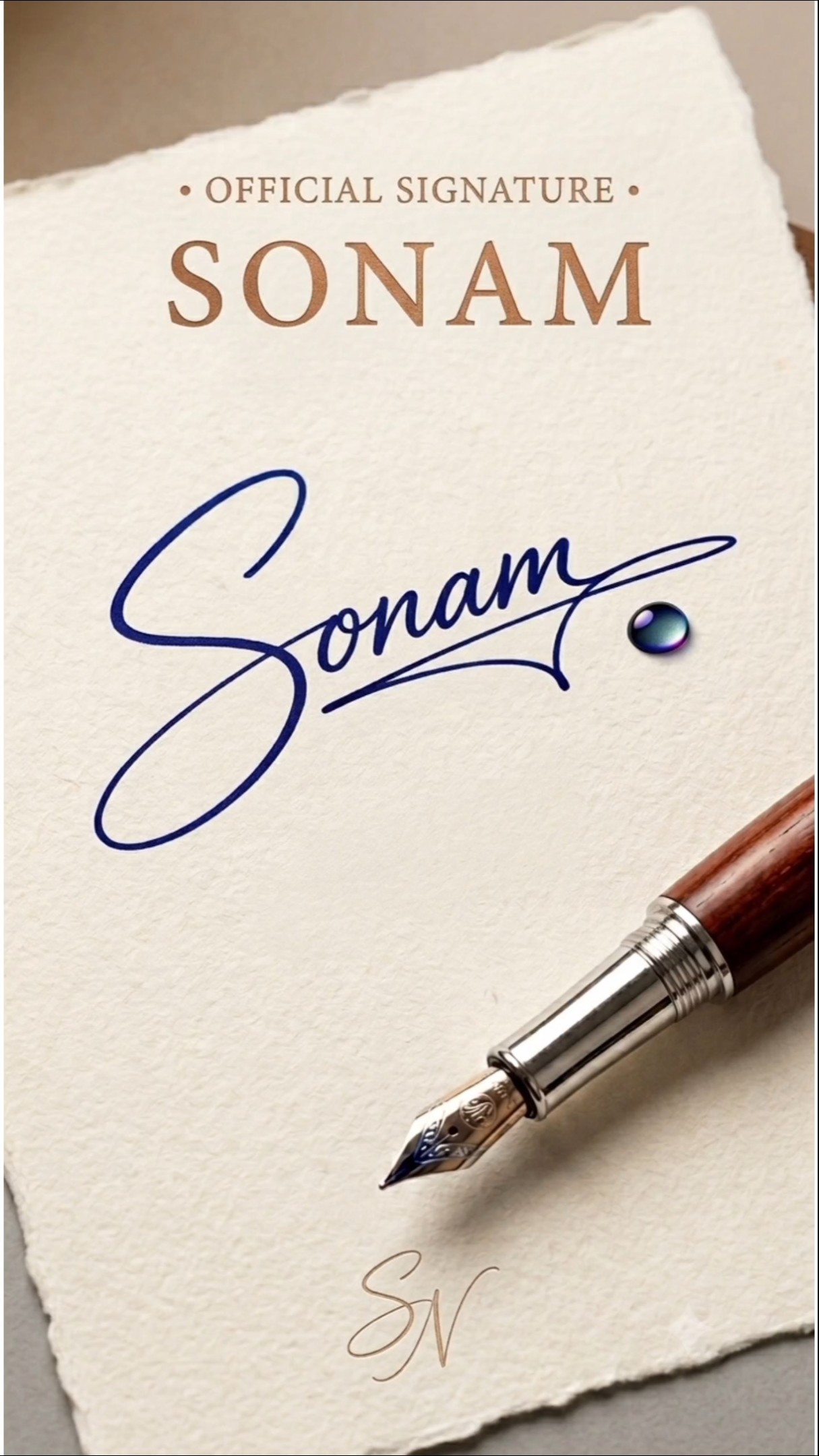 how do I sign of Sonam ✍️ - YouTube