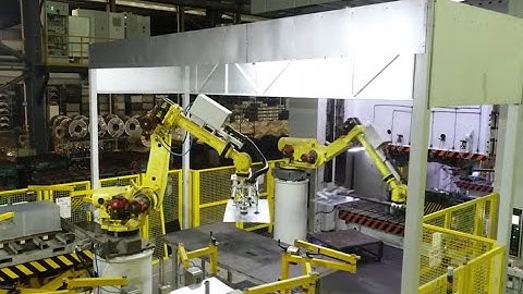 Giải pháp robot gắp phôi cho máy dập - Weldcom Mr Thắng 0975441204