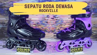 Sepatu Roda Pemula Inline Skate Rockville E3 Black
